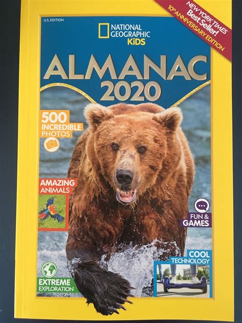 National Geographic Kids Almanac 2020 Weird But True And Brain Games