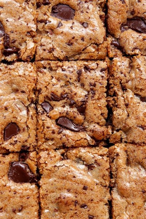 Easy Chocolate Chip Cookies Chewy Cookie Cookie Bars Cookie Dough