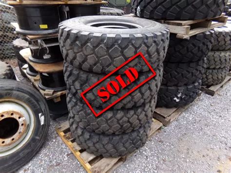 Michelin Xzl R Tires With Run Flat Inserts Military Truck Depot