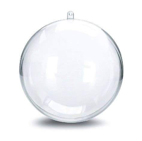 4 100mm Clear Acrylic Globe Plastic Round Sphere Etsy