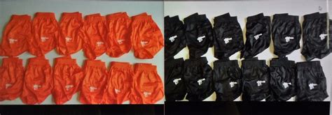 Lot Of 12 Hooter Girls Uniforms Of Black Or Orange Halloween Sexy Shiny Shortsのebay公認海外通販｜セカイモン
