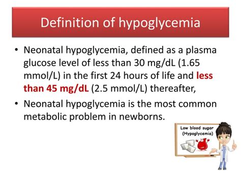 Neonatal Hypoglycemia Ppt