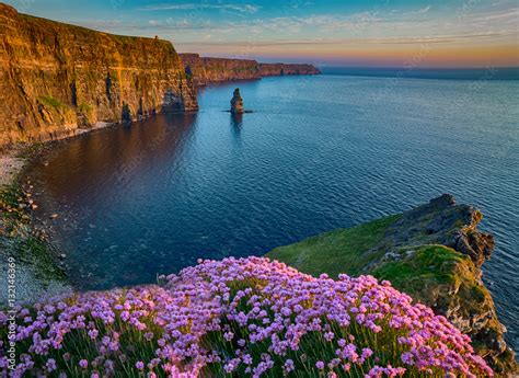Ireland Countryside Tourist Attraction In County Clare The Cliffs Of