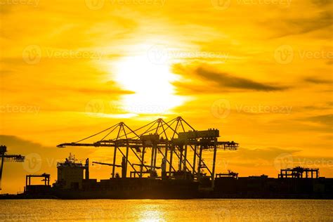 Port Container Terminal 1131830 Stock Photo At Vecteezy