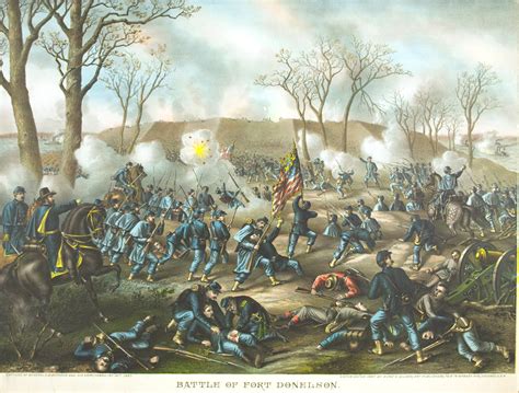 Battle Of Fort Donelson Capture Of Genl S B Buckner February 16th