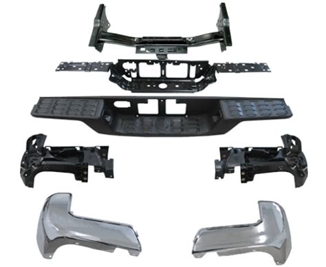 Aftermarket Toyota Tacoma Metal Rear Bumpers 2016 2021 Toyota Oem