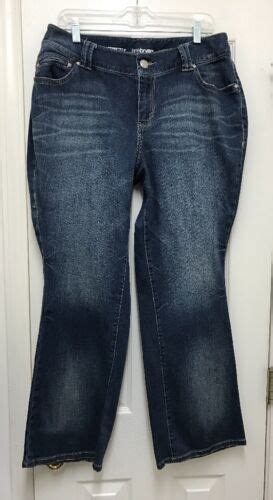 Lane Bryant Jeans Women Size P Distinctly Boot Dark Wash Ebay