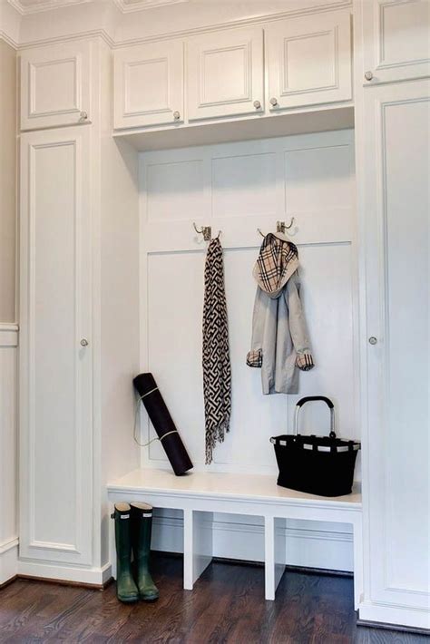 Mudroom cabinets are good for storing assorted types of cleaning supplies, particularly those that you need for this type of space. 7 Small Mudroom Décor Tips And 23 Ideas To Implement Them ...