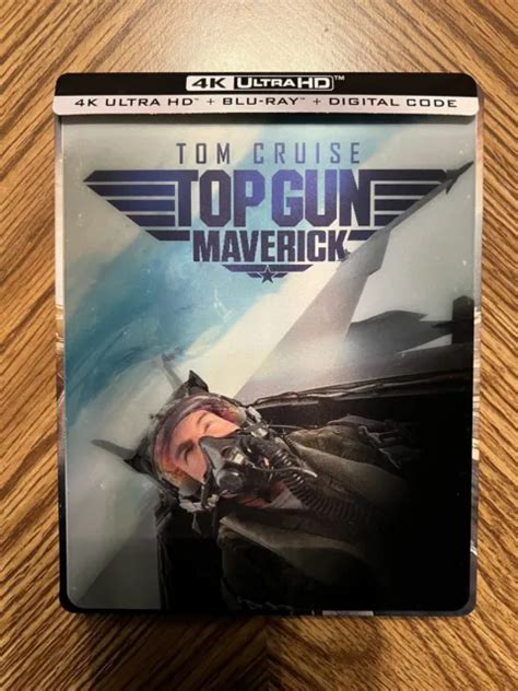 Top Gun Maverick 4k Steelbook W Lenticular Cover 3500 Picclick