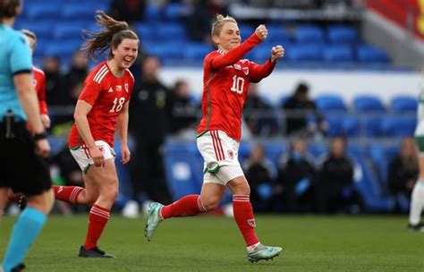 Jess Fishlock Wales Celebrates Scoring Goal Editorial Stock Photo