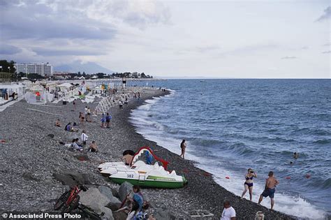 Sunny Sochi Turns Into World Cup Playground Daily Mail