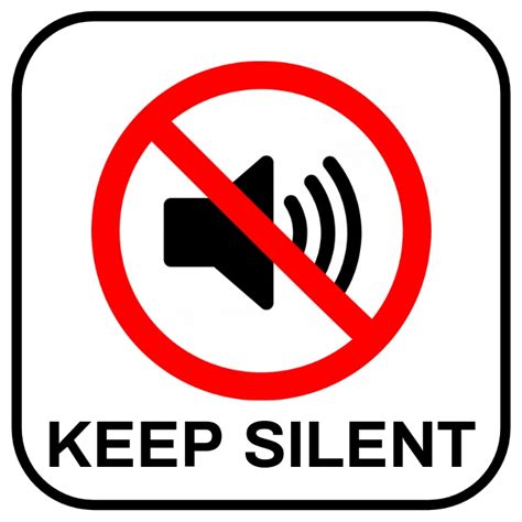Keep Silent Sign Board Template Postermywall
