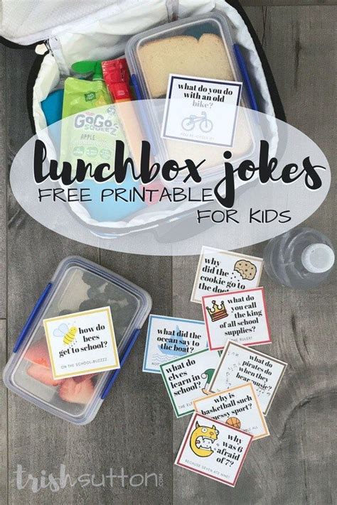 Kids Jokes Silly Lunchbox Jokes Printable For Kids