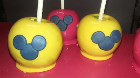 Mickey Mouse Candy Apples Candy Apples Mickey Mouse Party Mickey