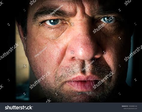Sad Man Face Closeup Portrait Stock Photo 1050080144 Shutterstock