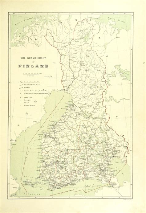 Grand Duchy Of Finland 1894 Finland Old Maps Grands