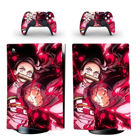 Demon Slayer Kimetsu No Yaiba Ps5 Digital Edition Skin Sticker Decal