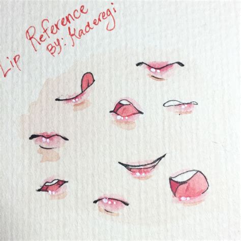 Collection of female lips of different shapes with different shades of lipstick. Art References : Photo | Art reference, Drawing reference ...