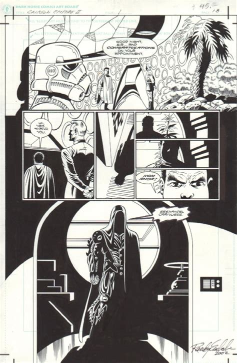 Paul Gulacy Star Wars Crimsom Empire II Issue 6 Page 19 In Miguel A D