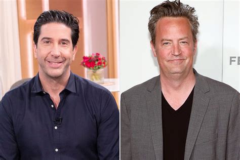 David Schwimmer Jokes About Matthew Perry S Big News Comment