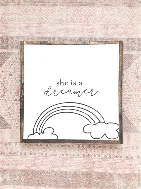 She Is A Dreamer Wood Sign Jaxnblvd