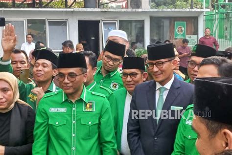 Sandiaga Uno Masuk PPP Mardiono Berkelakar Besok Saya Bisa Nyuruh Pak