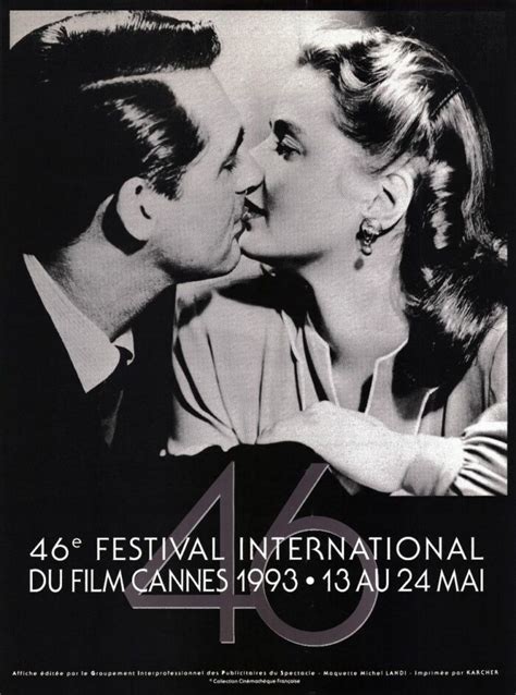Affiche Festival De Cannes 1993 120x160cm Intemporel