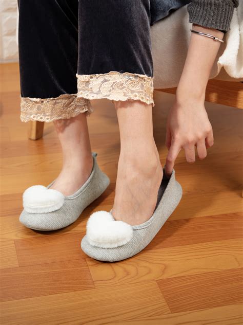 Florata 2 Pair Indoor Slippers House Shoes For Women Girl Cute Home