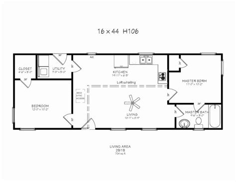 Reproductions of the illustrations or working drawings by any means is strictly prohibited. Home Inspiration: Attractive 16x40 House Plans 16 X 40 2 ...