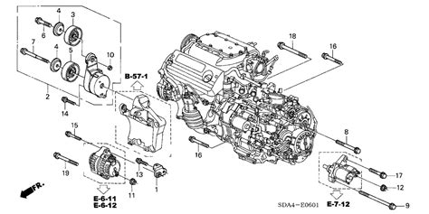 2004 Honda Accord Door Parts Diagram