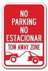 Images of No Parking Sign In Spanish