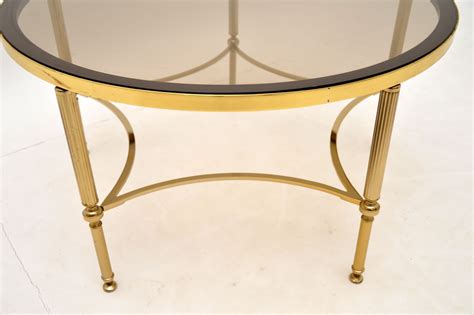 French Brass Glass Coffee Table Vintage S Retrospective