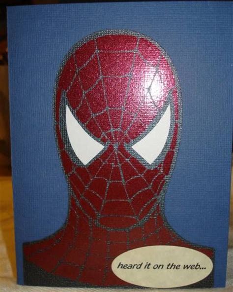 Made with my Cricut - Spiderman by sandyh124 - Cards and Paper Crafts