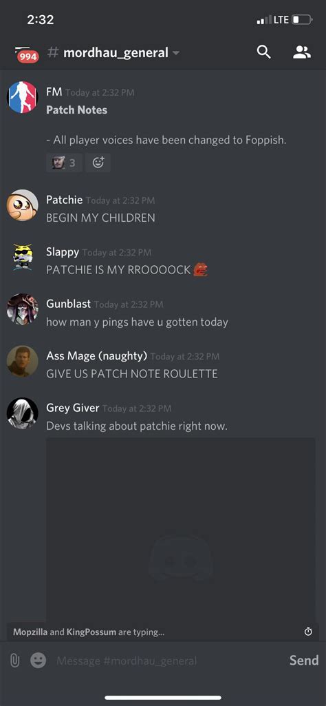 The Official Discord Is Currently On Fire Mordhau