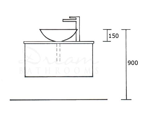Vigo handmade gray onyx silver and white 16 diameter tempered glass vessel vanity bathroom sink. Standard Height For Bathroom Vanity With Vessel Sink ...