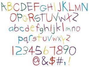 So perhaps, you've generated some fancy text, and you're content that you can now copy and paste your fancy text in the comments section of funny cat videos, but perhaps you're also if you're looking for messy text, or glitchy text, visit this creepy zalgo text generator (another translator on lingojam). children_handwriting_fonts_toddlers - Grafologi Indonesia