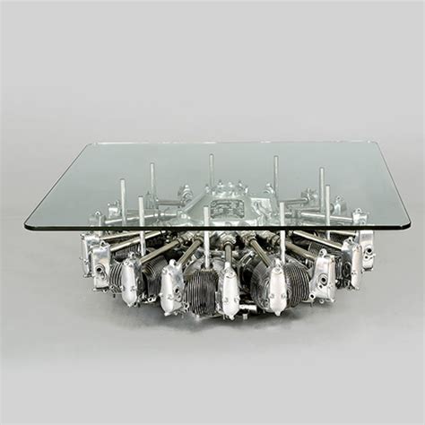 Radial engine coffee table for sale matpwr info. A Stylish Table Created Using A Real Airplane Engine | I ...