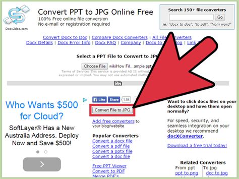 We guarantee file security and privacy. How to Convert Powerpoint to Jpeg: 5 Steps (with Pictures)