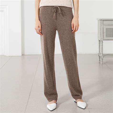 2019 New Autumn Fashion Cashmere Pants Women Warm Loose Pants Solid