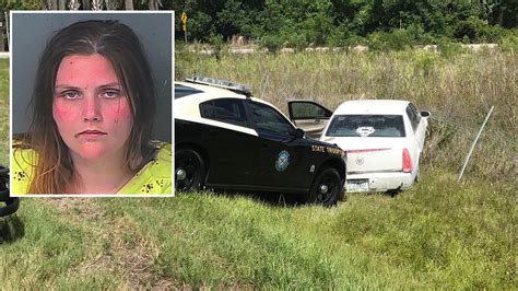 Florida Woman Nearly Naked Leads Cops On High Speed Chase In Stolen
