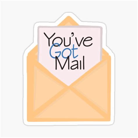 You Ve Got Mail Nora Ephron Envelope Sticker For Sale By