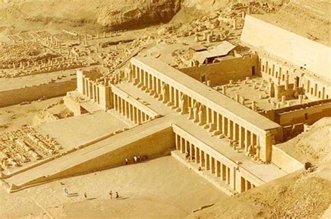 Reconstructed Temple Of The Night Sun In Mortuary Of Queen Hatshepsut