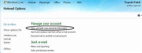 How To Change Your Hotmail Account Password