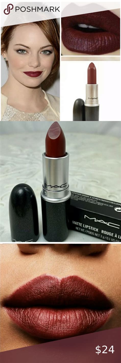 Mac retro matte lipstick ruby woo. MAC Lipstick Diva Dark Red Burgundy Matte Creamy in 2020 ...