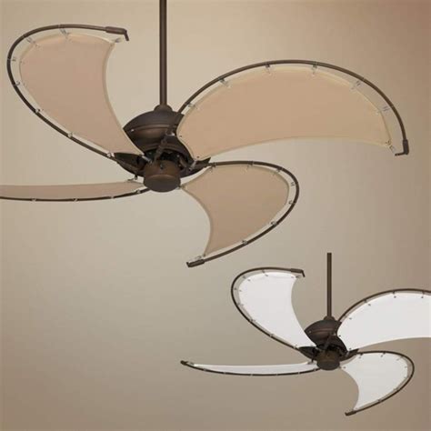 Iron scroll ceiling fan with reversible walnut/rosewood veneer blades. TOP 10 Unique outdoor ceiling fans 2021 | Warisan Lighting