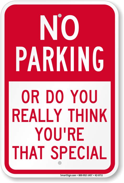 Funny Garage Signs Parking Lot Puzzlers Signs