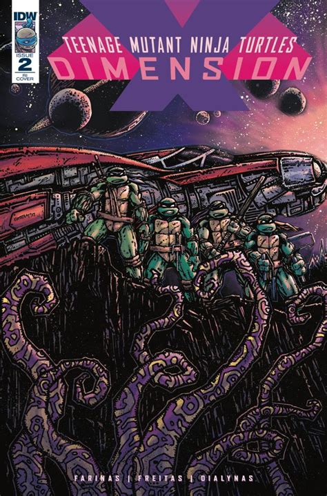 Teenage Mutant Ninja Turtles Dimension X 2 10 Copy Cover Fresh Comics
