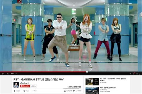 psy s ‘gangnam style is most watched video on youtube wsj
