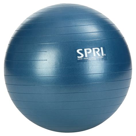 Spri Weighted Stability Exercise Ball 55cm Blue