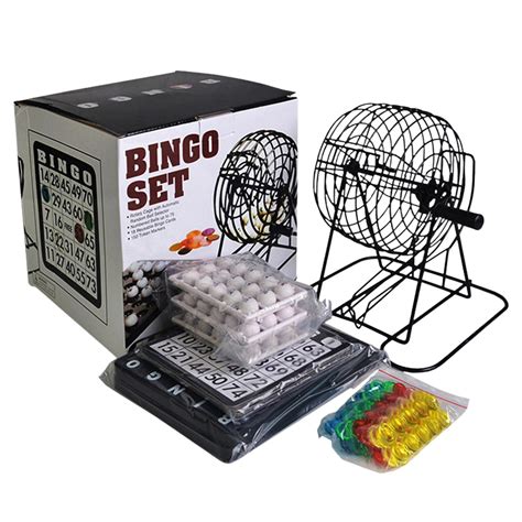 Buy Zqyx Bingo Game Set Deluxe Professional Bingo Set With 8 Inch